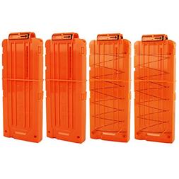 OIMIO Bullet Clips, 4 Pack 12 Darts Quick Reload Clips Magaz