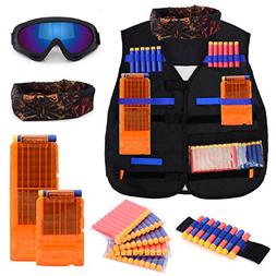 Forliver Kids Tactical Vest Kit, Kids Elite Tactical Vest Ki